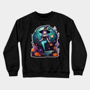 Sea Witch For Halloween Crewneck Sweatshirt